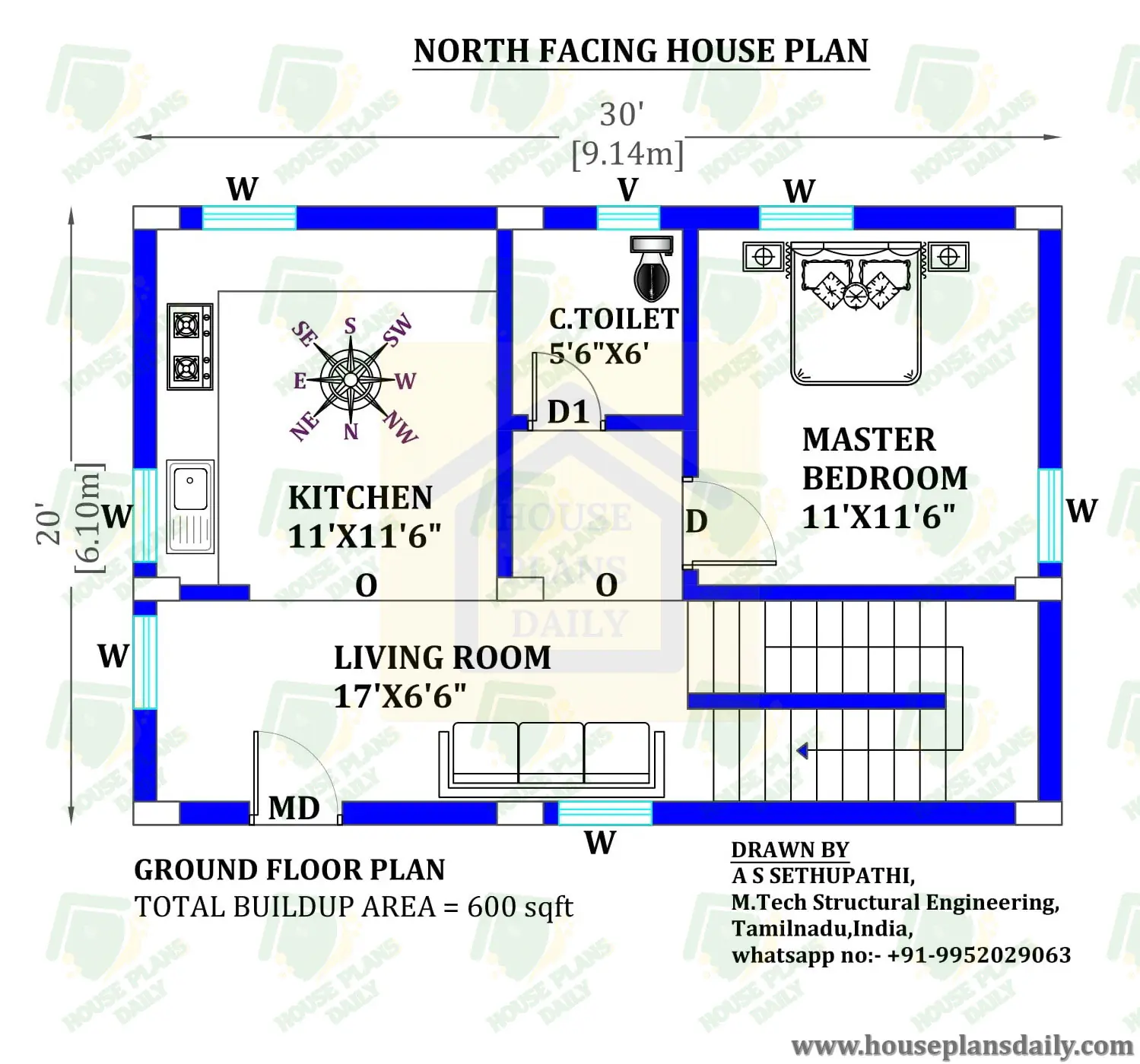 30x20 North Face Home Design