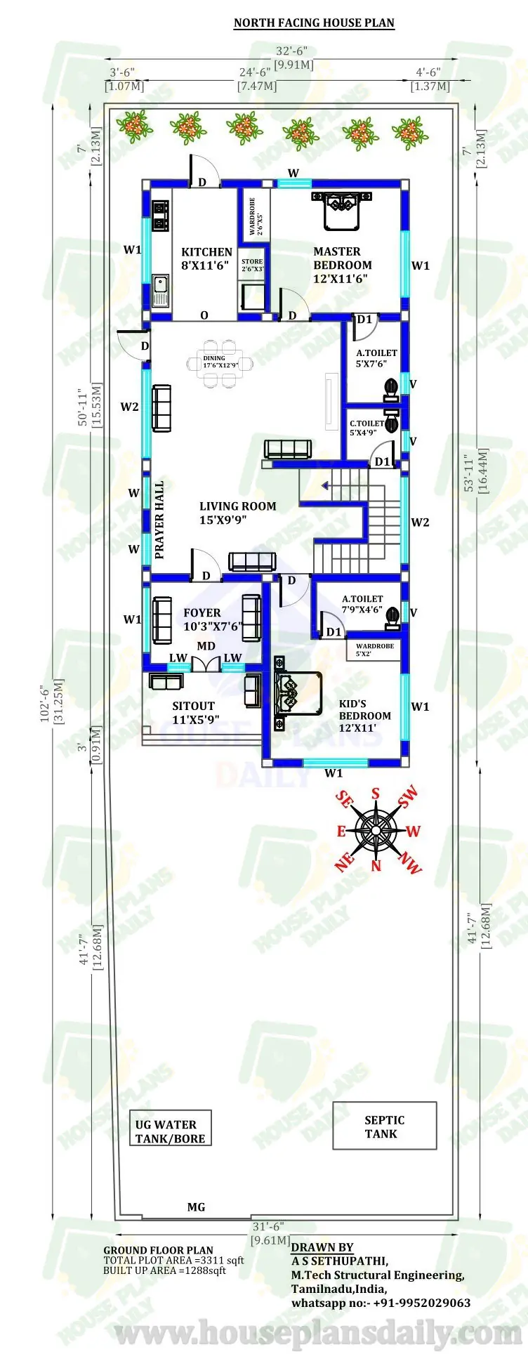 4 Bedroom House Plans 2 Story | 4 Room House | 4 Bedroom