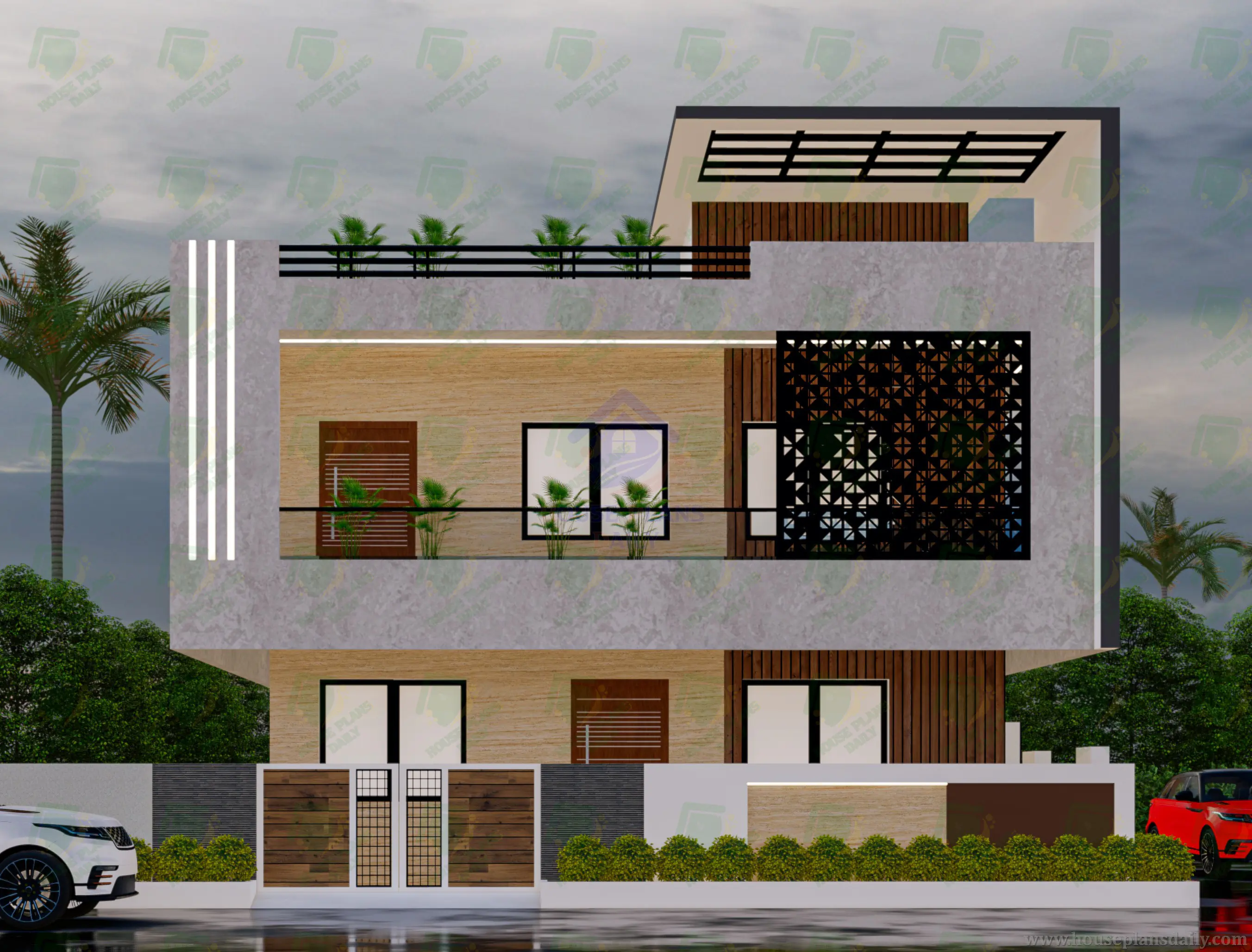 2 bhk House Design Plan | North facing Plan for Houses