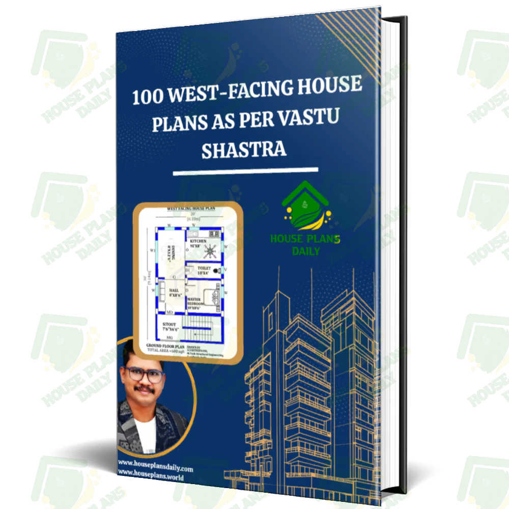 100 West-Facing House Plans As Per Vastu Shastra