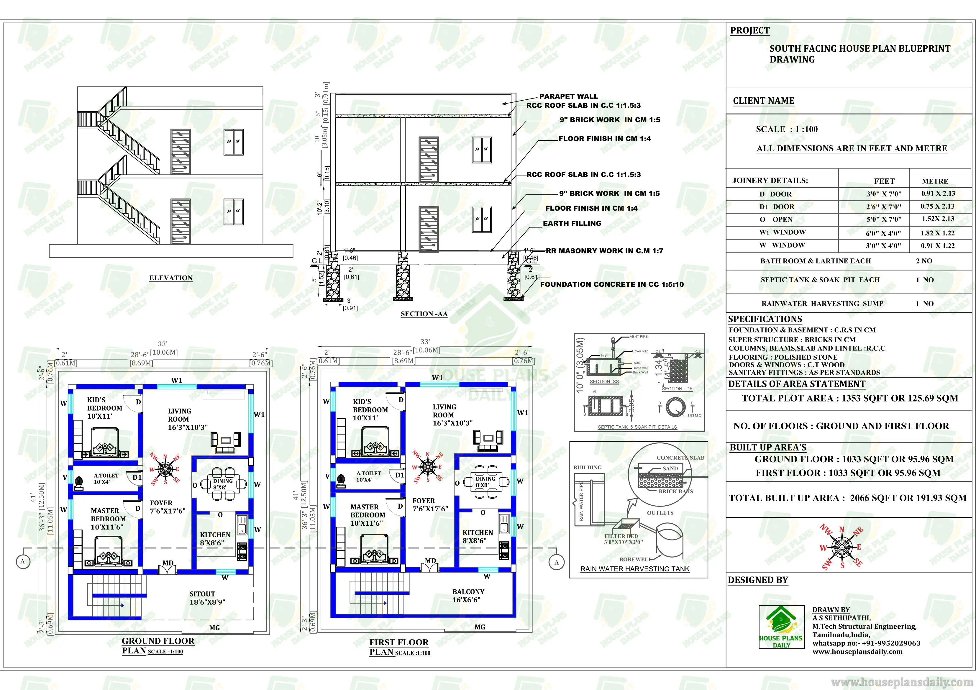 South Facing House Design | House Layouts and Blueprints