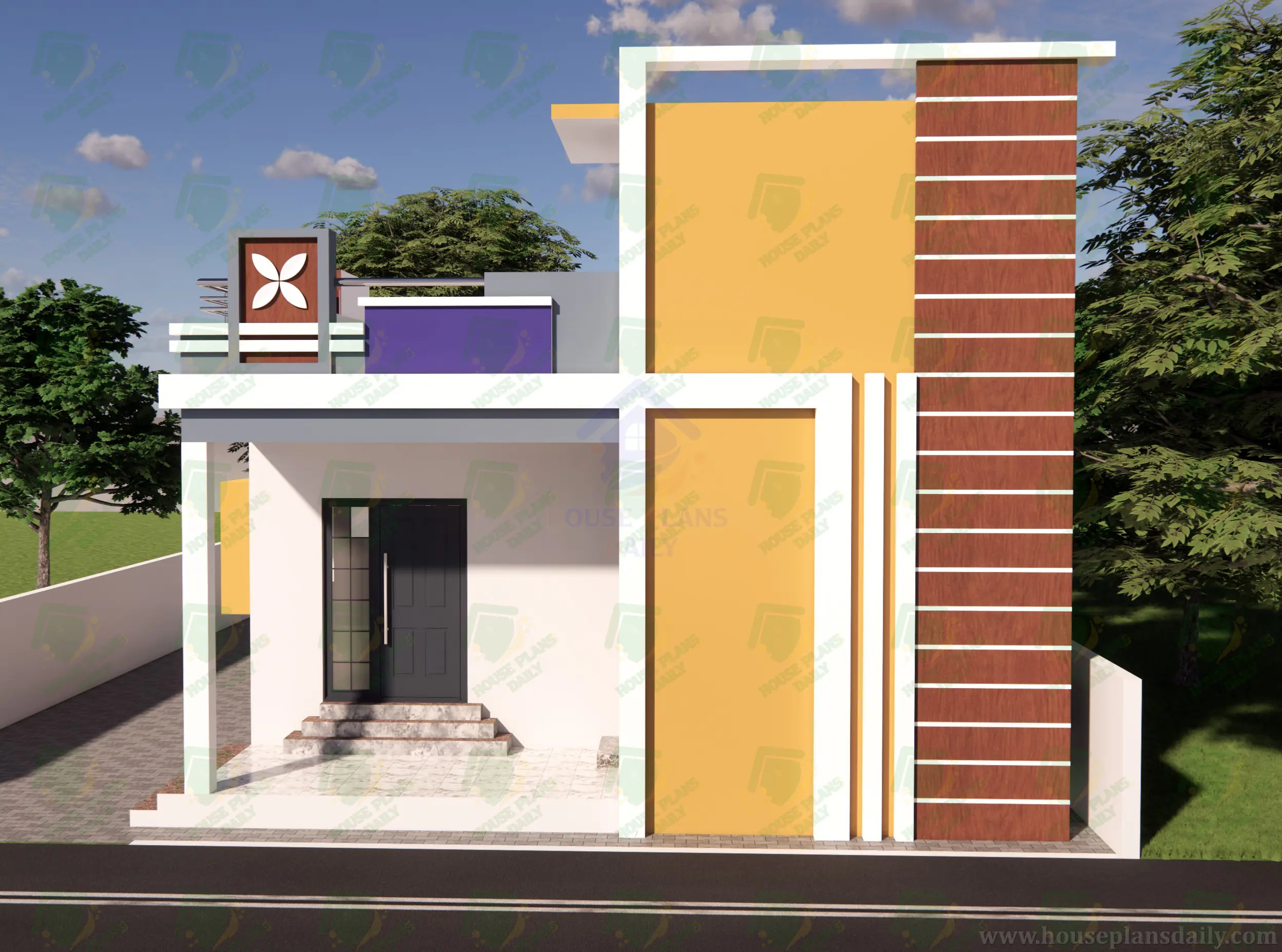 Front Design for House | Vastu for West Facing House Plan