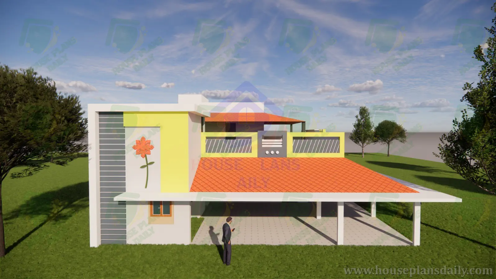 3bhk Home | House Plan with Elevation | Northeast House