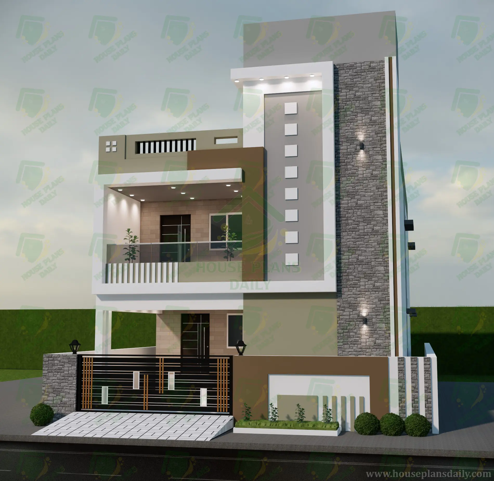 2 Bedroom House Plan | 2bhk House Plan | House Elevation