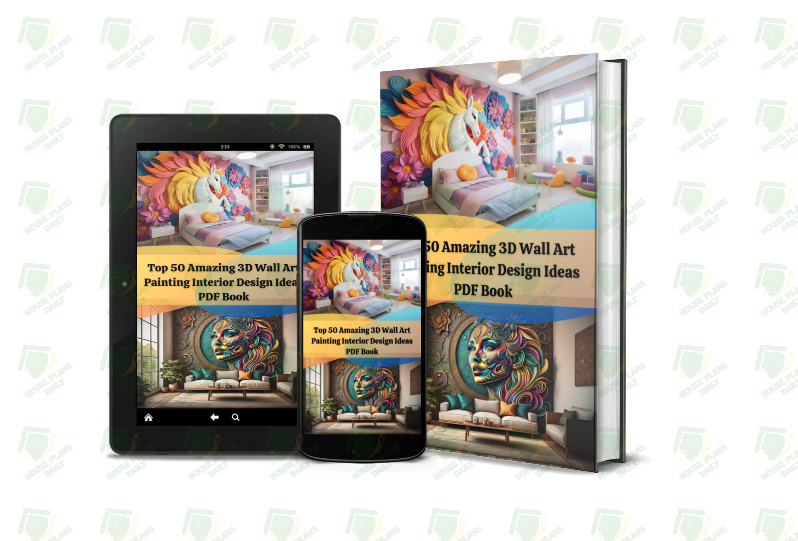 Top 50 Amazing 3d wall art painting interior design ideas PDF Book
